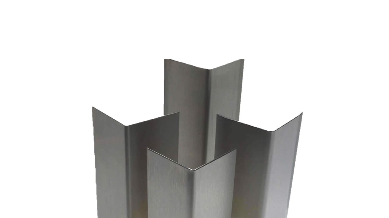 Stainless Steel Corner Guards with Stainless Steel Crash Rail Stainless Steel Corner Guards with Stainless Steel Crash Rail
