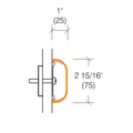2115 Wallguard, 2-15/16" High