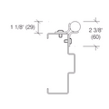 2412 Stainless Steel Door Jamb Protector