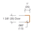 2415 Vinyl Door Edge Guards