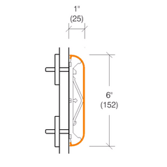 2125P.1 Wallguard ECONOMICAL 6" High PVC FREE