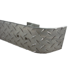 CRASH RAIL ALUMINUM DIAMOND PLATE 2183C