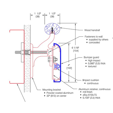 Handrail 1004B  Eliptcal